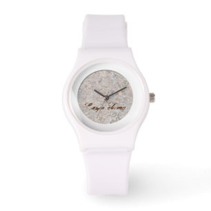 Stylish Geology Rock Texture Horloge