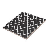 Stylish Geometric Diamond Grid Pattern Tegeltje (Zijkant)