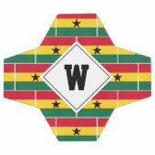 Stylish GHANA FLAG Monogram Voetbal (Enkel)