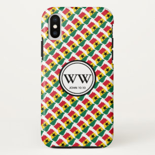 Stylish GHANA Monogram Abundant Life John 10:10 Case-Mate iPhone Case