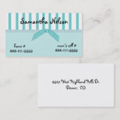 Stylish Girl's Enclosure card Contactkaartje (Voorkant / Achterkant)