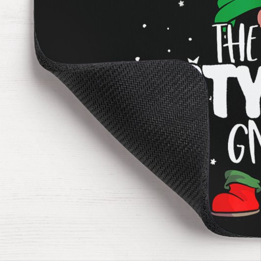 Stylish Gnome Red Buffalo Plaid Matching Family Ch Muismat (Hoek)