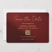 Stylish Gold Calligraphy Script Save The Dates Save The Date (Voorkant)