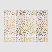 Stylish Gold Foil Confetti Stippen Tissuepapier (Voorkant)