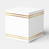 Stylish Gold Foil St. Patrick's Day Baby shower Bedankdoosjes (Achterkant)