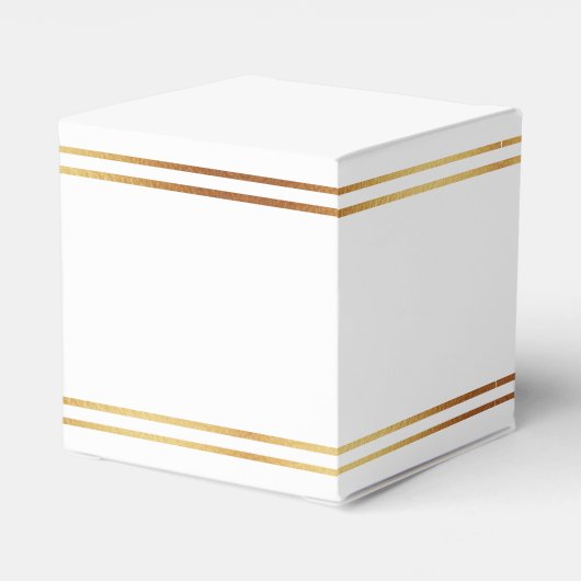 Stylish Gold Foil St. Patrick's Day Baby shower Bedankdoosjes (Achterkant)