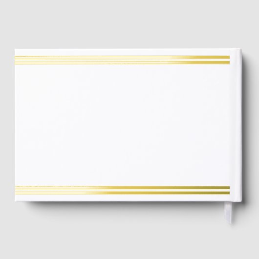 Stylish Gold Foil St. Patrick's Day Baby shower Gastenboek (Achterkant)