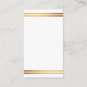 Stylish Gold Foil St. Patrick's Day Baby shower Informatiekaartje (Achterkant)