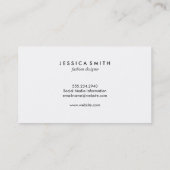 Stylish Gold Grunge Metallic Faux Gold Visitekaartje (Achterkant)