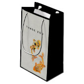Stylish Gold Koi Fish Bedankt Klein Cadeauzakje (Achterkant Gekanteld)