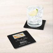 Stylish Gold Koi Fish Birthday Kartonnen Onderzetters (Insitu)