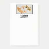 Stylish Gold Koi Fish Post-it® Notes (Voorkant)
