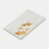 Stylish Gold Koi Fish Post-it® Notes (Schuin)