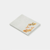 Stylish Gold Koi Fish Post-it® Notes (Schuin)