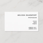 Stylish Gold Koi Fish Visitekaartje (Achterkant)