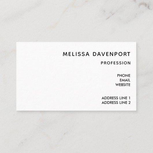 Stylish Gold Koi Fish Visitekaartje (Achterkant)