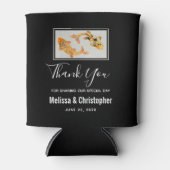 Stylish Gold Koi Fish Wedding Dank je Blikjeskoeler (Voorkant)