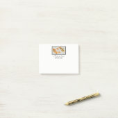 Stylish Gold Koi Fish Wedding Event Post-it® Notes (Op bureau)