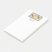 Stylish Gold Koi Fish Wedding Event Post-it® Notes (Schuin)