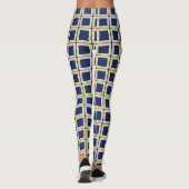 Stylish-Gold-Navy-Patches-XS-XL Leggings (Achterkant)