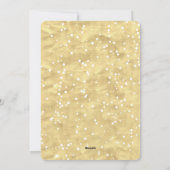 Stylish Golden Dove Modern Photo Peace Typography Feestdagenkaart (Achterkant)