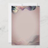 Stylish Grad Cap,Disco Ball,Wine Violet Abstract Kaart (Achterkant)