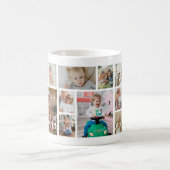 Stylish Grandma 15 Photo Collage Koffiemok (Center)