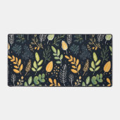 Stylish Green and Yellow Foliage Pattern  Bureaumat (Voorkant)
