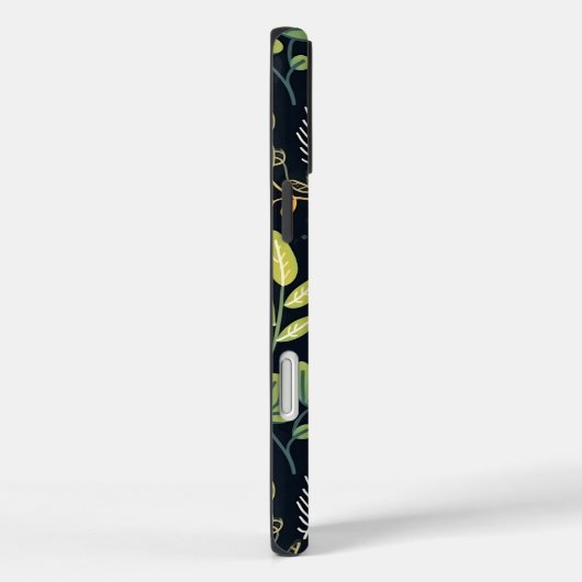 Stylish Green and Yellow Foliage Pattern  Case-Mate iPhone Case (Achterkant / Rechts)