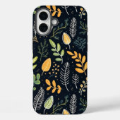 Stylish Green and Yellow Foliage Pattern  Case-Mate iPhone Case (Achterkant)