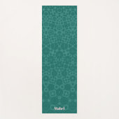 Stylish Green Modern Geometric Pattern  Yogamat (Voorkant)