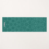 Stylish Green Modern Geometric Pattern  Yogamat (Voorkant (horizontaal))