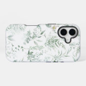 Stylish Greenery Iphone 16 Case Hoesje (Achterkant horizontaal)