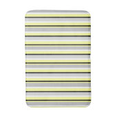 Stylish Grey and Yellow Striped Badmat (Voorkant Verticaal)