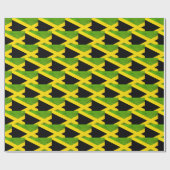 Stylish Grunge Jamaica Flag Cadeaupapier (Vlak)