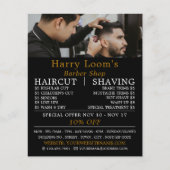 Stylish Hair Cut, Mannen Barbers Adverteren Flyer (Voorkant)