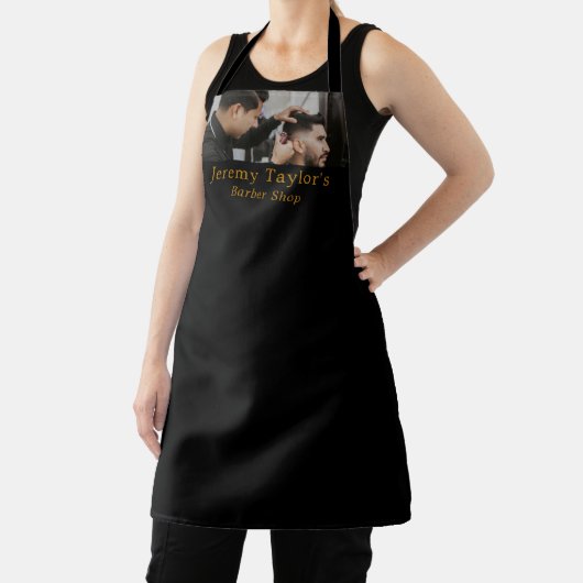 Stylish Hair Cut, Men's Barbers Schort (Insitu)