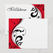 Stylish Hair Salon Notecards Notitiekaartje (Voorkant / Achterkant)