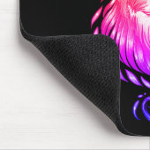 Stylish Hand Drawn Wolf Comfy Sunset Muismat (Hoek)
