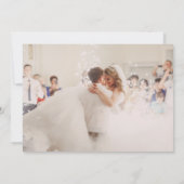 Stylish Hand Lettered Wedding 2 Foto Bedankkaart (Achterkant)