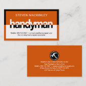 Stylish Handyman Signage Frame Visitekaartje (Voorkant / Achterkant)