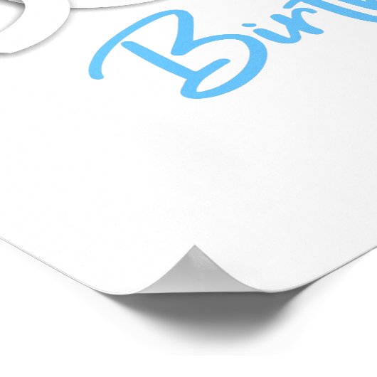 Stylish Happy 50th Birthday Typography Poster (Hoek)