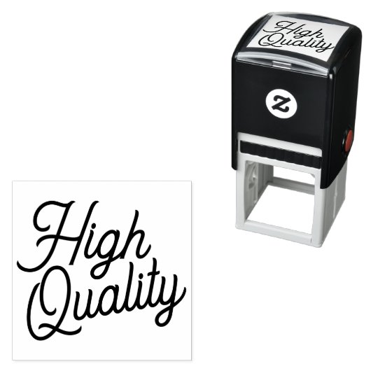 Stylish High Quality Text Mark Zelfinktende Stempel (In situ)