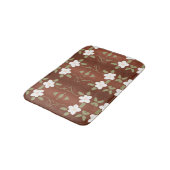 Stylish Honey Brown Floral Mat (Gekanteld)