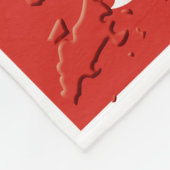 Stylish HONG KONG FLAG Fleece Deken (Hoek)