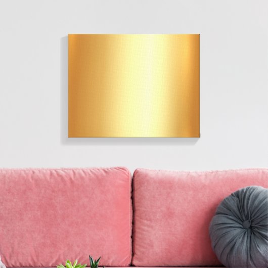 Stylish Horizontal Gold Background For Your Photo Canvas Afdruk (Insitu (Woonkamer))
