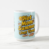 Stylish hot mom summer vibes koffiemok (Voorkant rechts)