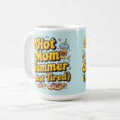 Stylish hot mom summer vibes koffiemok (Voorkant links)