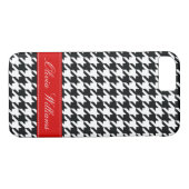 Stylish Houndstooth Case-Mate iPhone Case (Achterkant (Horizontaal))