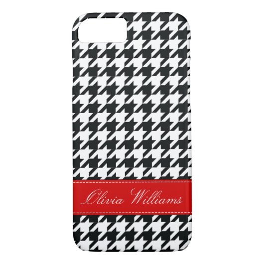 Stylish Houndstooth Case-Mate iPhone Case (Achterkant)